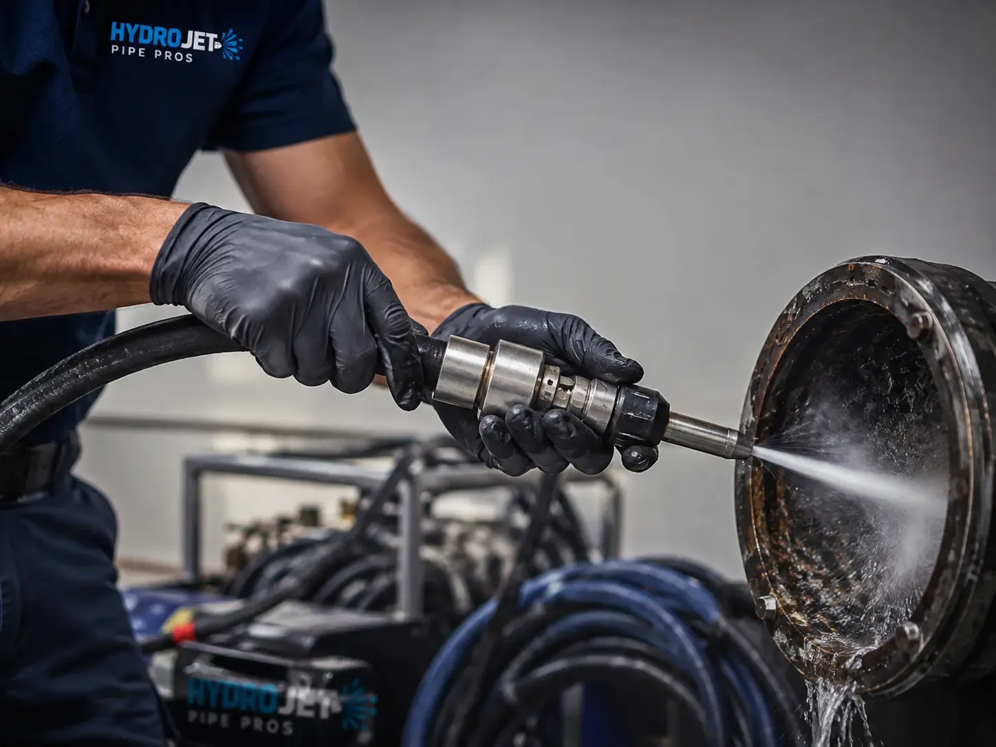 Hydro Jet Pipe Descaling in Drain, OR